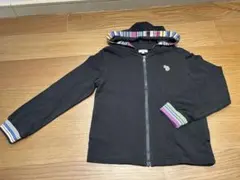 PaulSmith ポロシャツ生地　パーカー　黒　120 新品