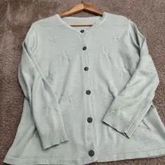 レディース　カーディガン　星柄　VIANTE