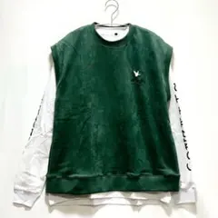 1新品❗マークゴンザレス❗ベスト➕ロングT❗リアルレイヤード❗のサムネイル