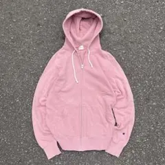 Champion チャンピオン ジップパーカー ピンク archive 短丈 L