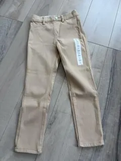 UNIQLO 110cm ベージュ スキニーパンツ