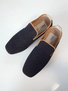 オッフェン offen ブラック メッシュ スリッポン 37 ローファー