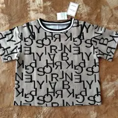 新品、タグ付　ロゴプリント 半袖Tシャツ ベージュ・ブラックMサイズ