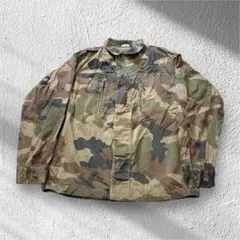 名作✨フランス軍 F2 フィールドジャケット ユーロミリタリー カモフラ 古着