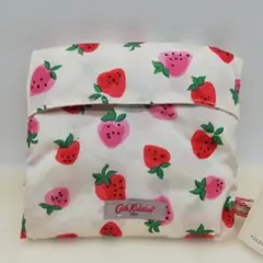 キャスキッドソンエコバッグ ラージフォルダウェイトート　スイートストロベリー