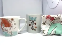 【新品未使用】アリエル　フォーキー　マグカップセット　ディズニー　トイストーリー