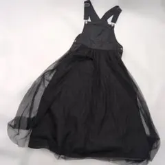 サロペットスカート ロングワンピース