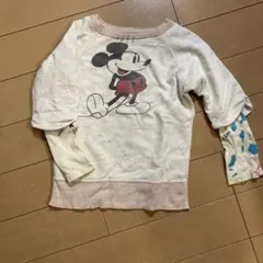 デニム&ダンガリー　トレーナー　ミッキー