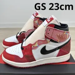 新品 NIKE AJ1 ハイカット スパイダーマン スニーカー 子供 白 赤 黒