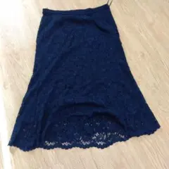 XL　ユニクロ　マーメイドスカート　ネイビー