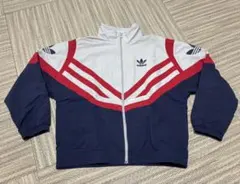 ブルーノマーズ着adidas ナイロンジャケット Mサイズ トリコロールカラーのサムネイル