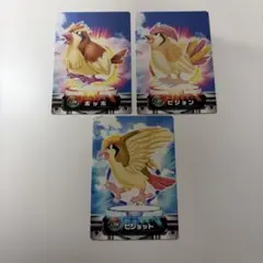 ポケモン 図鑑カード ポッポ ピジョン ピジョット