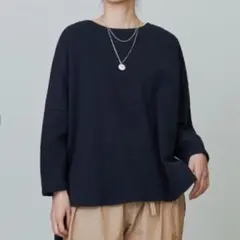 プルミエアロンディスモン ダブルニットワイドプルオーバー