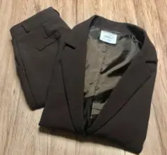 DHOLIC NUKE セットアップ ジャケット＋パンツ ブラウン