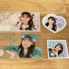 FRUITS ZIPPER かがみ ラッフルくじ 櫻井優衣 4点セット