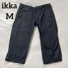 ikka ハーフパンツ クロップド丈 ブラック Mサイズのサムネイル
