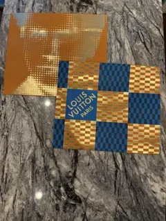 LOUIS VUITTON ショップ袋 青金チェックのサムネイル
