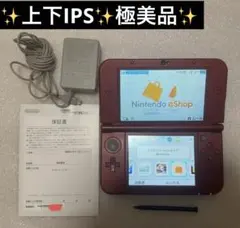 ✨上下IPS✨【美品】Nintendo 3DS LL任天堂【メタリックレッド】