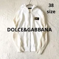1417 美品✨ ドルチェ&ガッバーナ ジップアップパーカー カシミヤ混 38のサムネイル