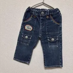 メルカリ市期間お値下げ⭐︎ DOUBLE.B Bくんワッペン デニムパンツ