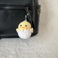 ひよこ あみぐるみ チャーム キーホルダー ストラップ ニワトリ