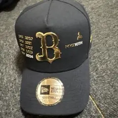 NEW ERA MYZ 10TH キャップ ネイビー ゴールド