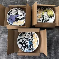 ワンピース　一番くじ　I賞　小皿　3点　サボ　ベンベックマン