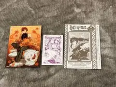 D.Gray-man ジャンプSQ RISE付録ホロカード＋アニメイト特典カード