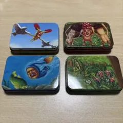 こびとづかん シール缶 4点セット レア【匿名配送】