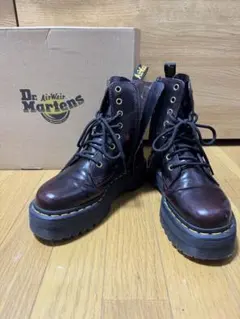 Dr.Martens JADON チェリーレッド 厚底 8ホール UK4
