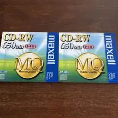 maxell CD-RW 650MB 2枚セットのサムネイル