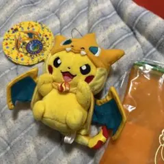 d*7様 ポケセン　ピカチュウ　メガリザードン タグ付き