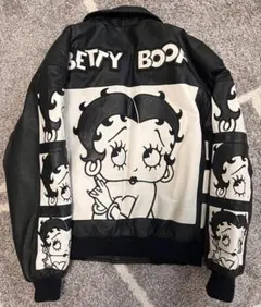 AMERICAN TOONS POPEYE ポパイ レザージャケット　希少 POPEYE」アニメキャラクター レザージャケット - 古着屋