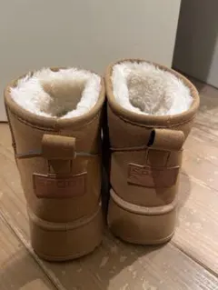 ブラウン ムートンブーツ