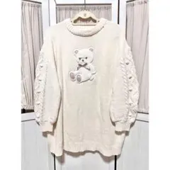 Honey Cinnamon ニットワンピース