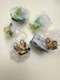 一番くじ ポケモン チコリータ ナエトル ぬいぐるみ フシギダネ メタル