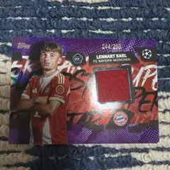 Topps 25/26 Lennart Karl RC Relic 41/150 - メルカリ