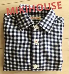 ミキハウス　チェックシャツ　(トップス) 90㎝
