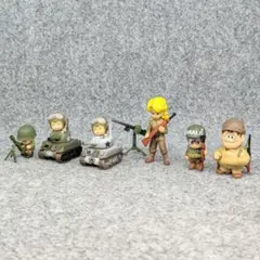 1/64 ロサンゼルス シェリフフィギュアセット K-9犬付き ジオラマ用