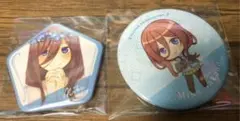五等分の花嫁　三玖 缶バッジ2個セット