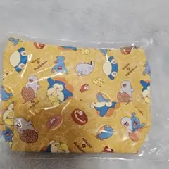 【新品未開封】ミスド ポケモン ポーチ カビゴン ピカチュウ コダック