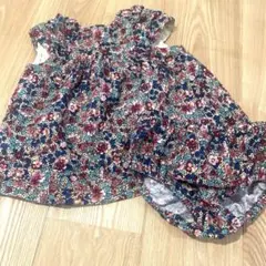 ZARAベイビー　ロンパース　ブルマセットアップ