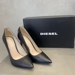DIESEL ブラック ハイヒール　　サイズ36