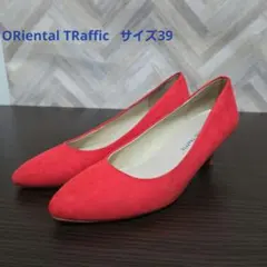 ORiental TRaffic サイズ39 パンプス 赤 オレンジ