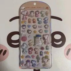 スヌーピー　SNOOPY　コットンパフィーシール