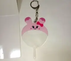 NiziU ミイヒ うちわ NIZOO ぴょんぴょん ぬいぐるみバッチ クリップ NiziU ミイヒ うちわ型缶バッチケースキーホルダー ピョンピョン