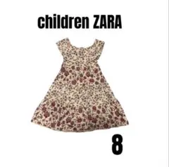【ZARA ザラ チルドレン】美品　花柄　ノースリーブワンピース　女の子　8歳のサムネイル