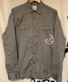 美品●uniform experiment●３・コーデュロイ・長袖シャツ  JOHN SMEDLEY×uniform experimentジョンスメドレー×ユニフォーム