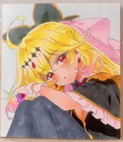 紋*様 手描きイラスト 名探偵プリキュア キュアアルカナ・シャドウ