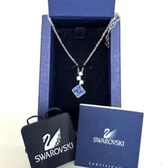 極美品 SWAROVSKI AQUA ネックレス ブルークリスタル 箱付き - メルカリ